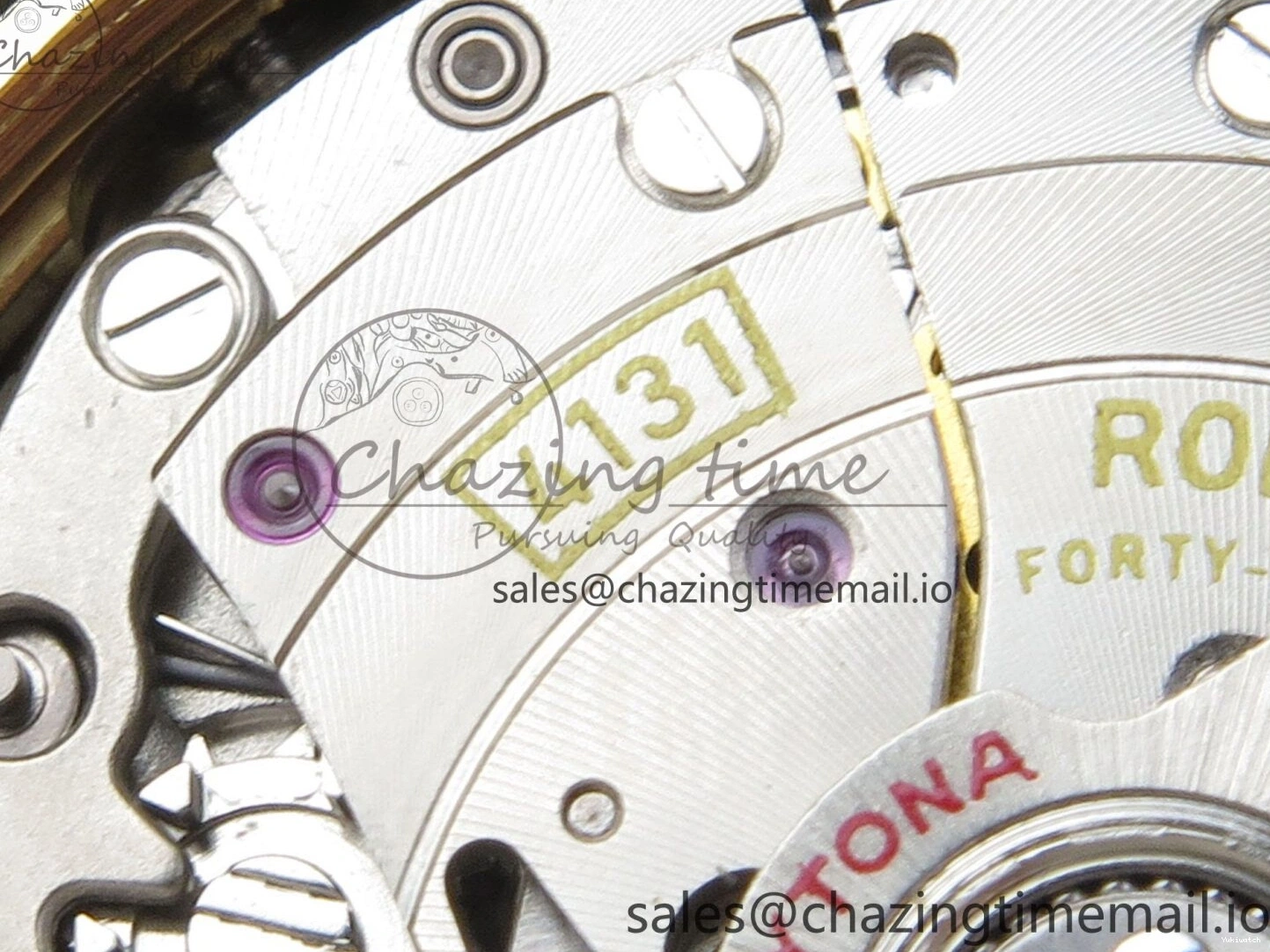 Clone Dial 1:1 YG Edition Daytona Bracelet Super Black Best DD4131 Diamonds YG 126508 on YG Clean 0307